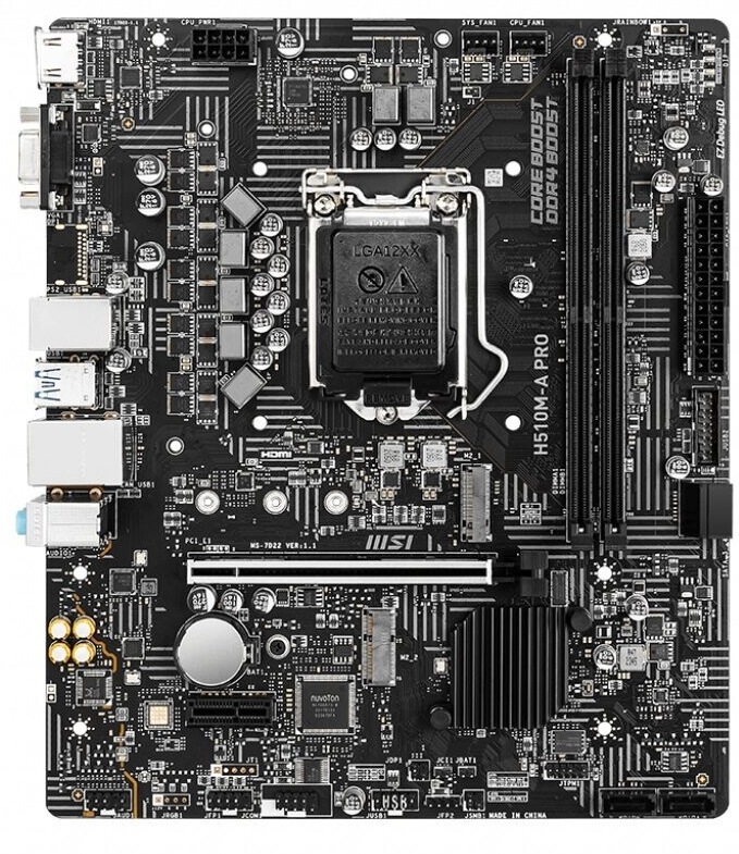 MSI H510M-A Pro Socket 1200 Intel H510 Chipset